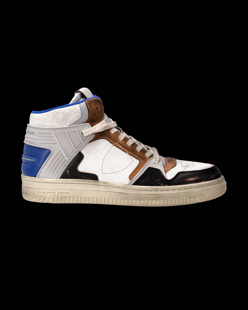 Philippe Model Sneaker La Grande Uomo, Bianco e Blu Sottocosto