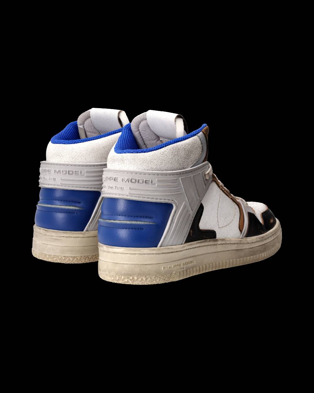 Philippe Model Sneaker La Grande Uomo, Bianco e Blu Sottocosto