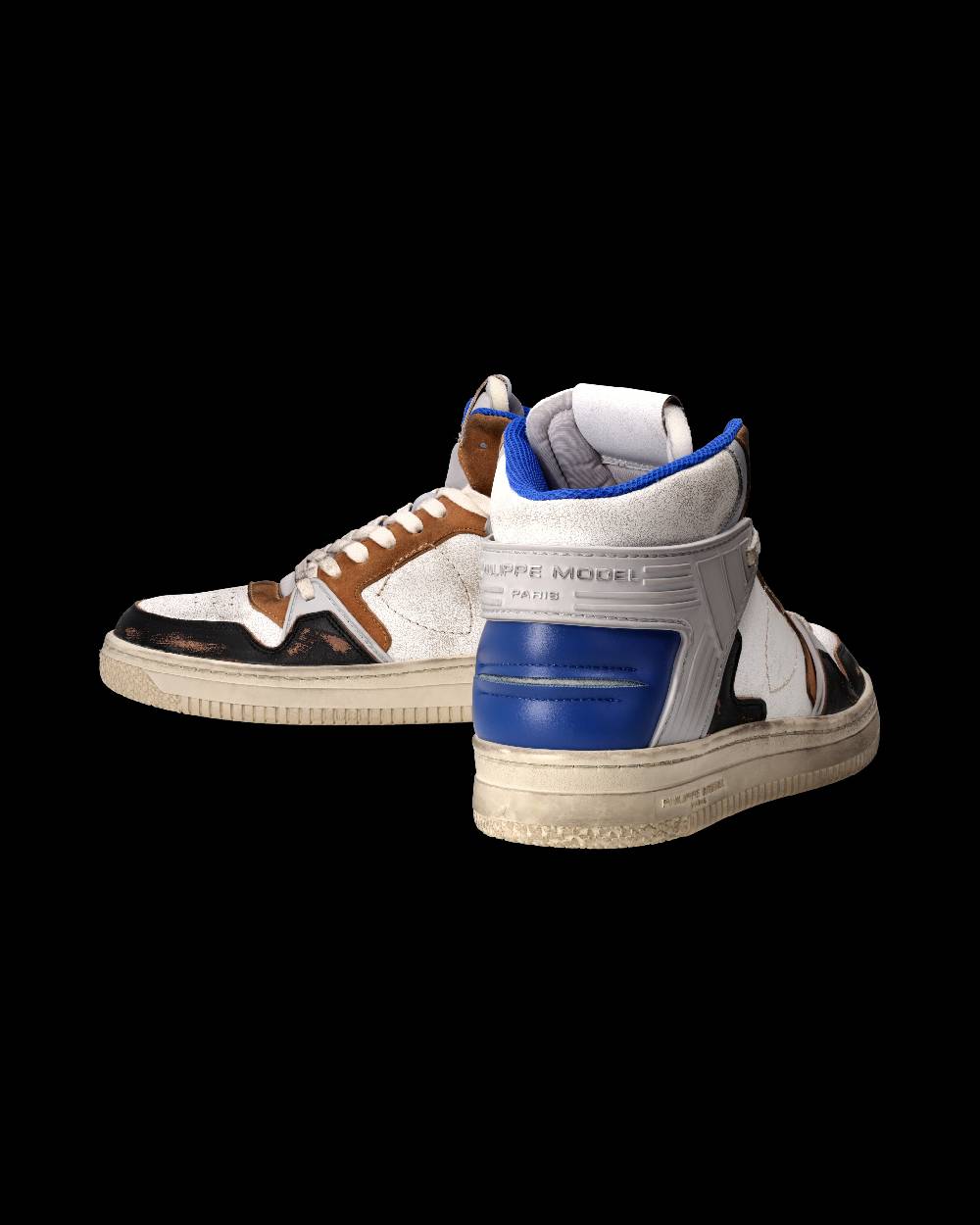 Philippe Model Sneaker La Grande Uomo, Bianco e Blu Sottocosto