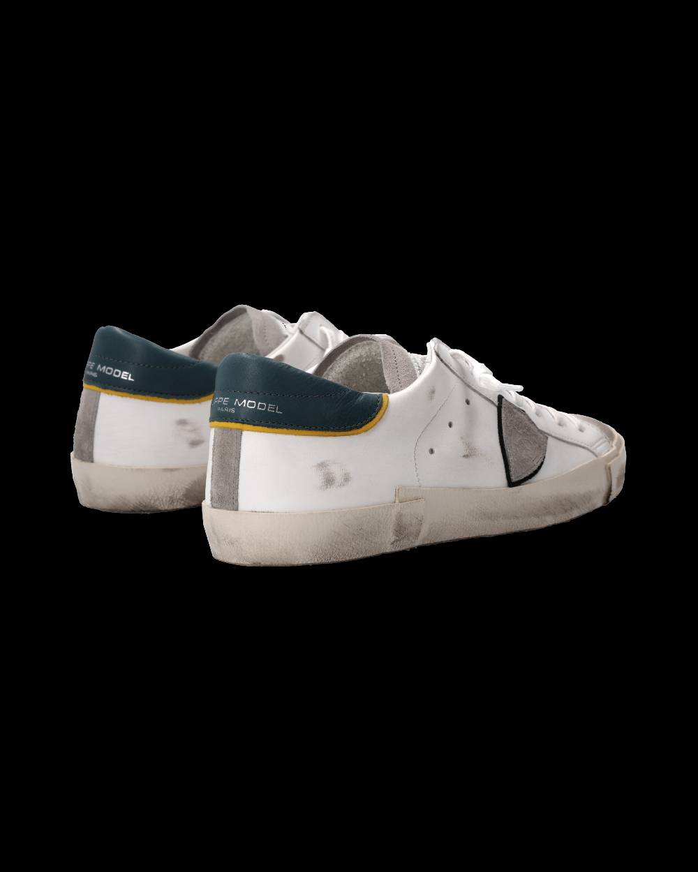 Philippe Model Sneaker Prsx Uomo, Bianco e Verde Novità