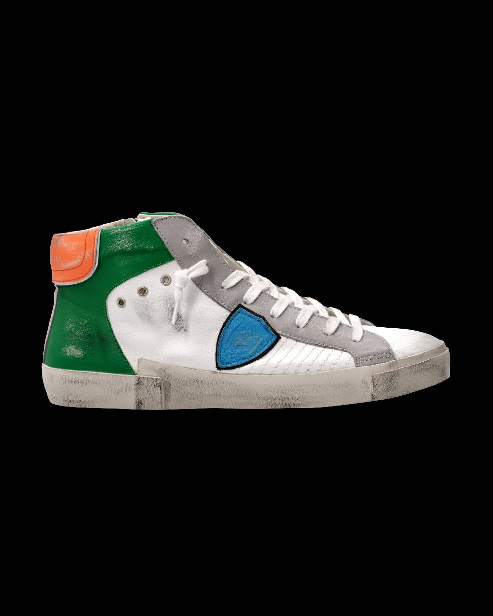 Philippe Model Sneaker Prsx Uomo, Bianco e Verde Outlet