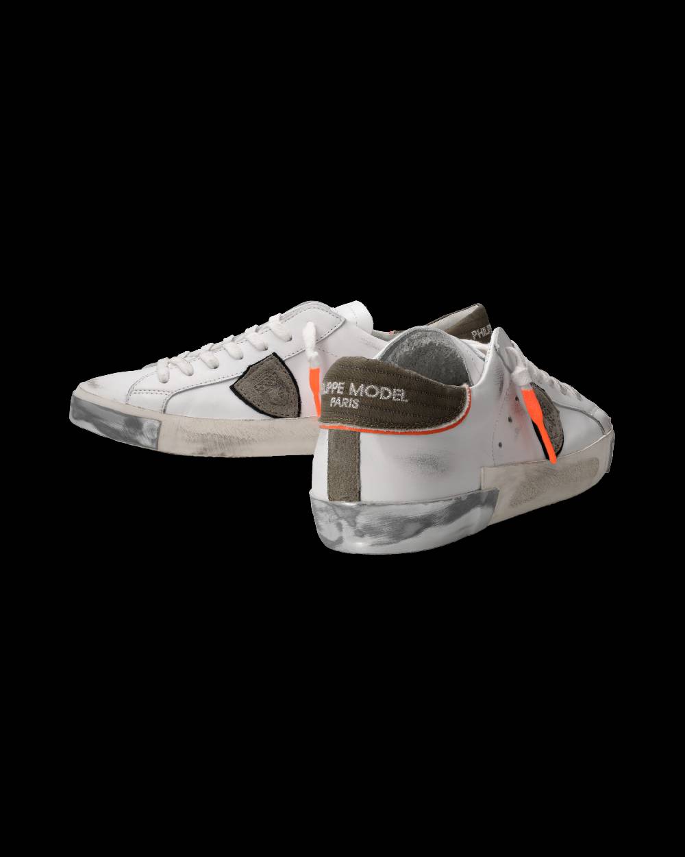 Philippe Model Sneaker Prsx Uomo, Bianco Verde Saldi