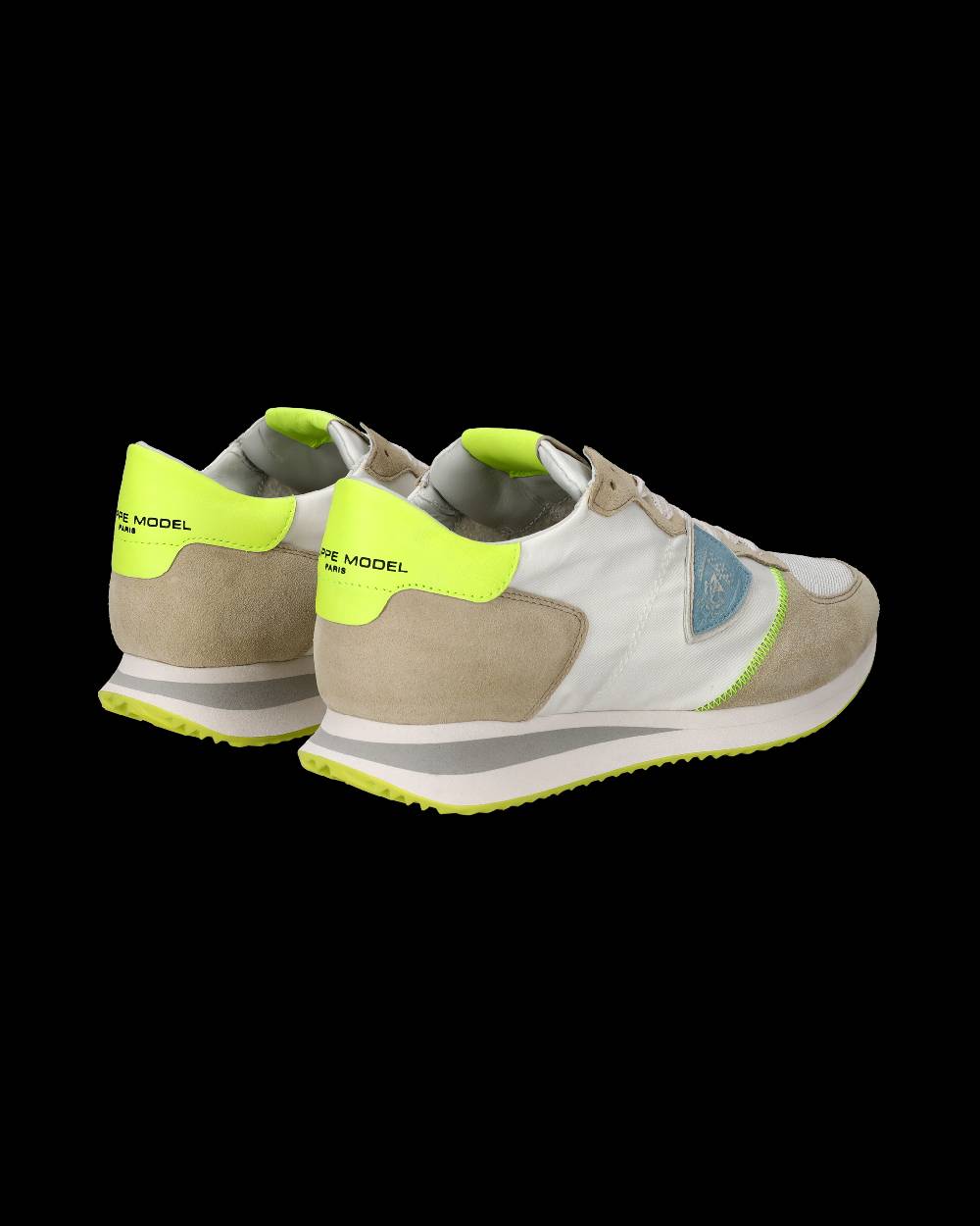 Philippe Model Sneakers Trpx da Uomo Bianche in Tessuto Tecnico Nuova