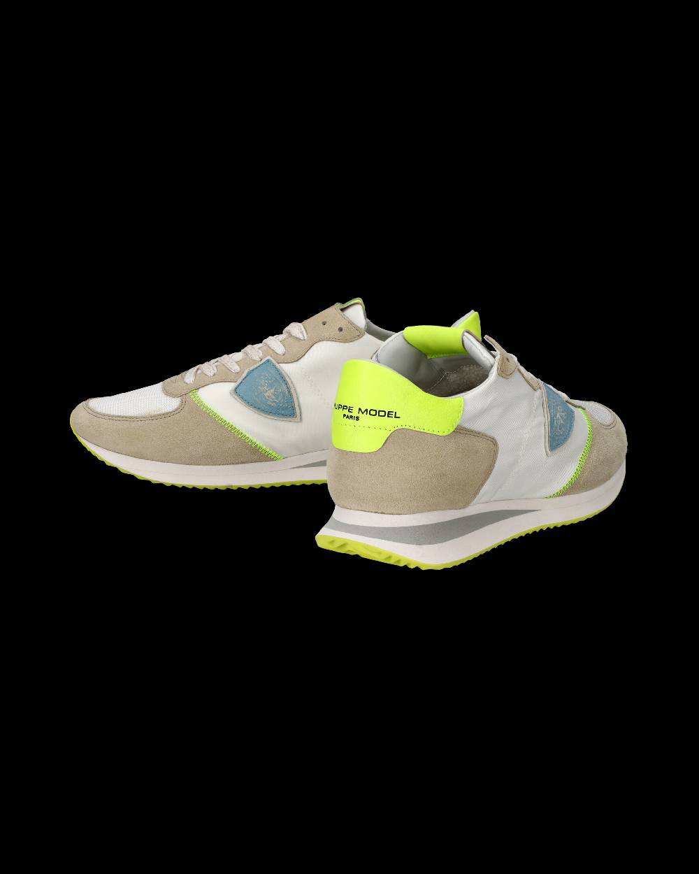 Philippe Model Sneakers Trpx da Uomo Bianche in Tessuto Tecnico Nuova