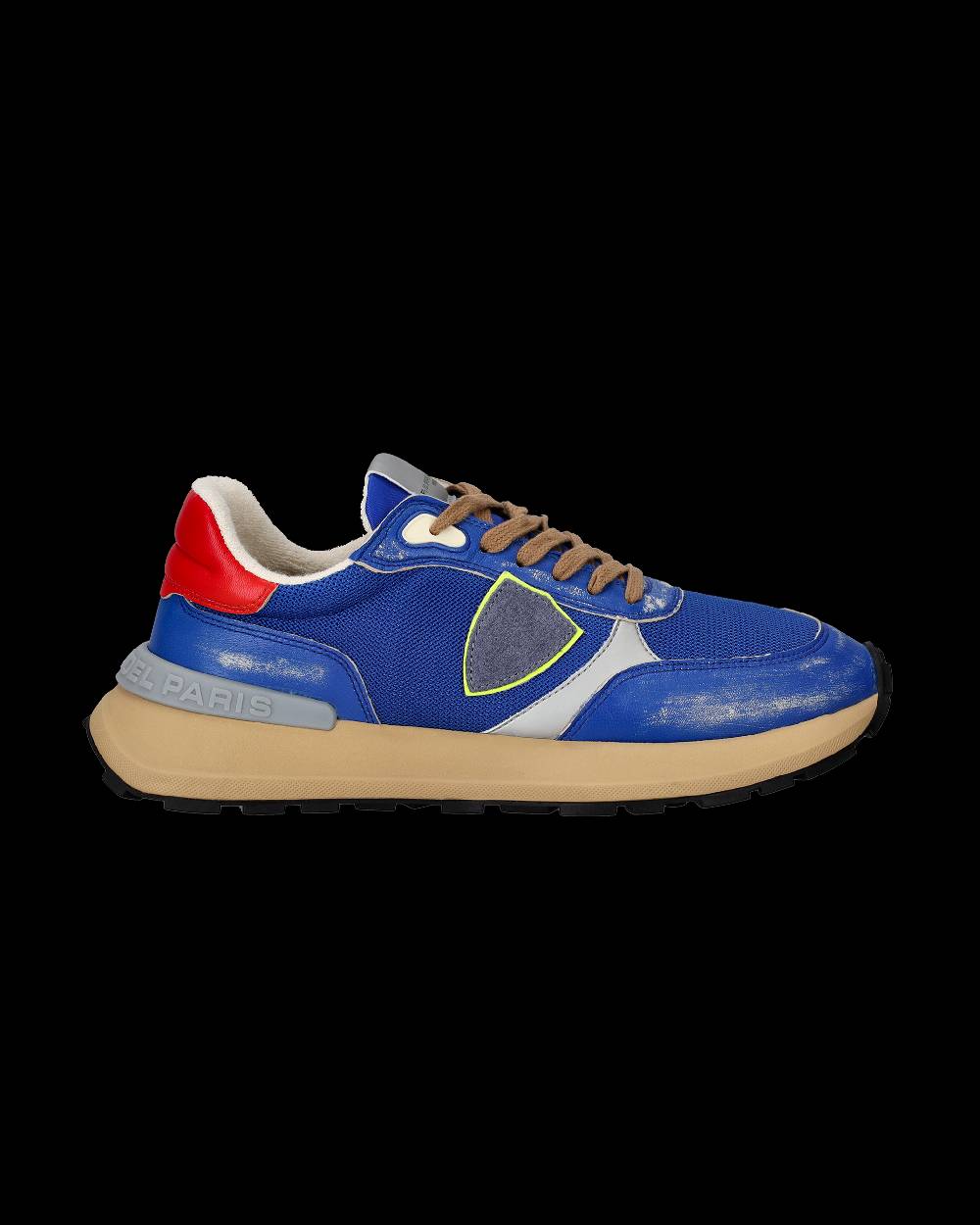 Philippe Model Sneakers Antibes da Uomo Bluette in Tessuto Tecnico Qualità