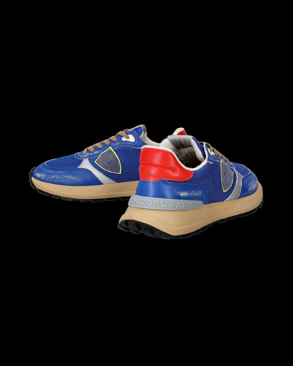 Philippe Model Sneakers Antibes da Uomo Bluette in Tessuto Tecnico Qualità