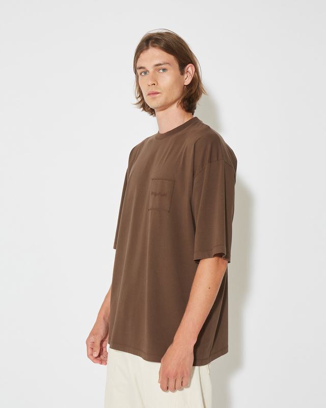 Philippe Model T-Shirt Maurice da Uomo Marrone Noce in Jersey Acquista Ora