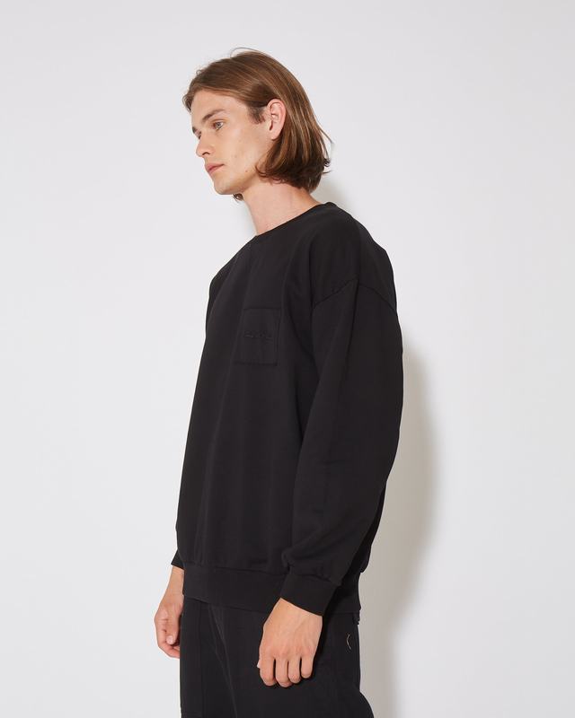 Philippe Model Felpa girocollo BASTIEN da Uomo Nera in Jersey Shopping Online