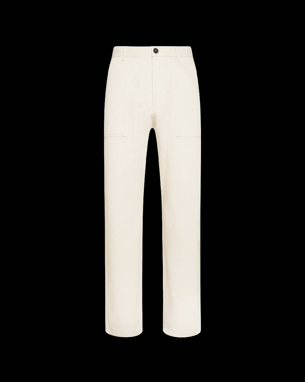 Philippe Model Pantaloni CHARLES da Uomo Ecru in Bull Denim Convenienza