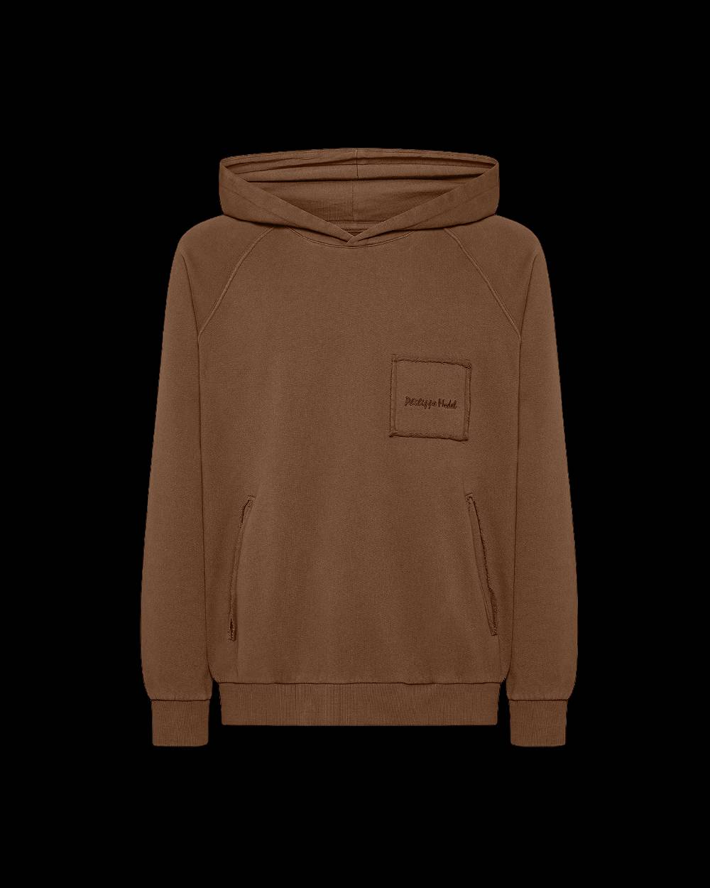 Philippe Model Felpa con cappuccio JEAN da Uomo Marrone in Jersey Sconto