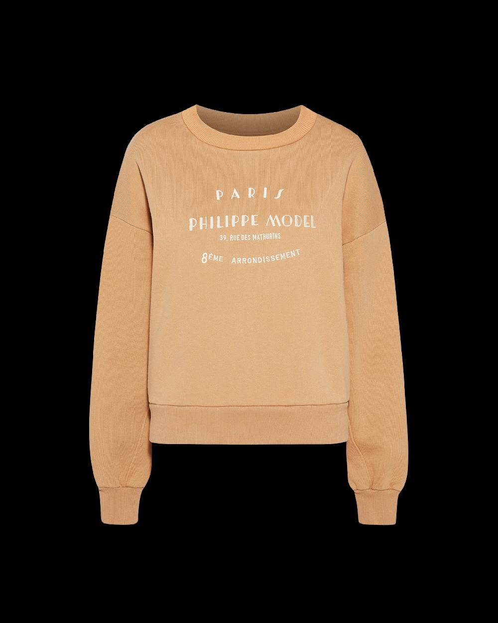 Philippe Model Maglione girocollo Babette da Donna Marrone in Jersey Offerta