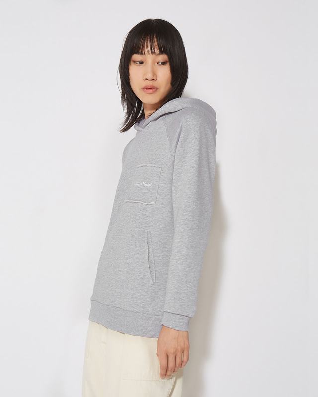 Philippe Model Felpa con cappuccio JADE da Donna Grigia in Jersey Online