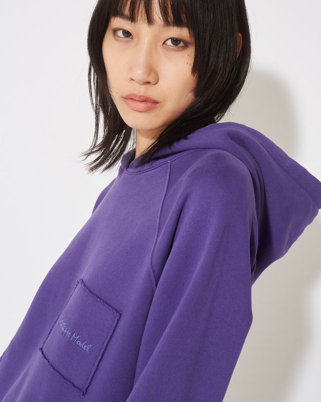 Philippe Model Felpa con cappuccio JADE da Donna Viola in Jersey Outlet