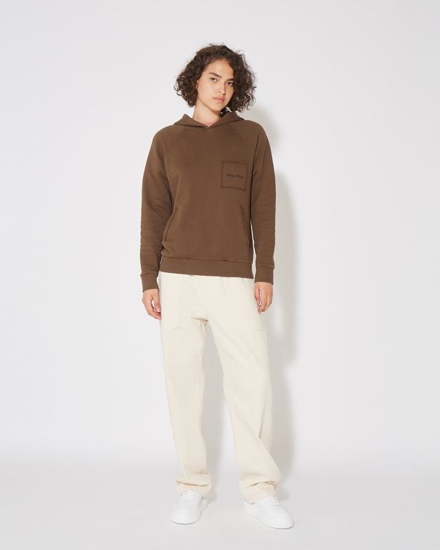 Philippe Model Felpa con cappuccio JADE da Donna Marrone in Jersey In Vendita