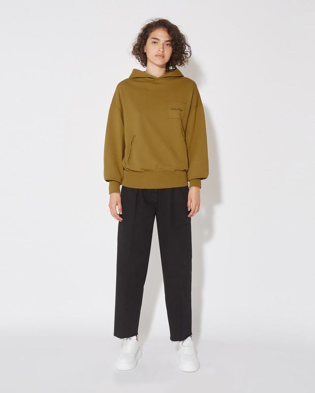 Philippe Model Felpa con cappuccio JULIE da Donna Senape in Jersey Offerte