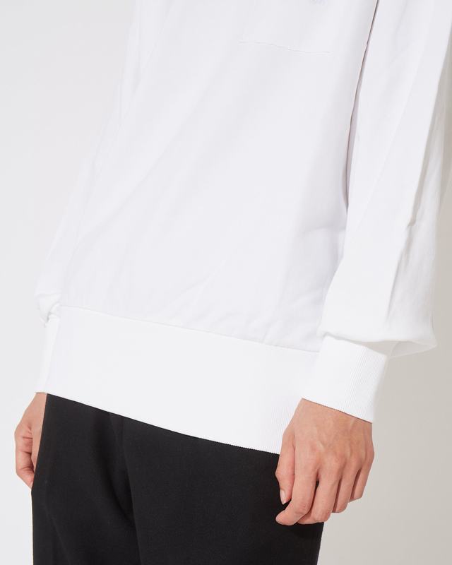 Philippe Model Felpa girocollo Brigitte da Donna Bianca in Jersey Hotsell