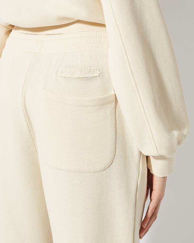 Philippe Model Pantaloni Claire da Donna Beige ecru in Jersey Saldi Di Fabbrica