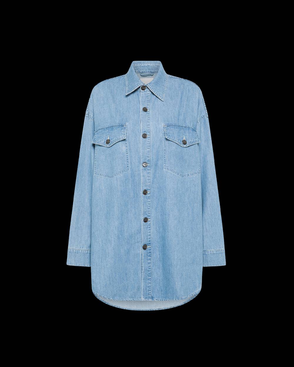 Philippe Model Camicia in Jeans Diane da Donna Azzurra in Denim I Più Venduti