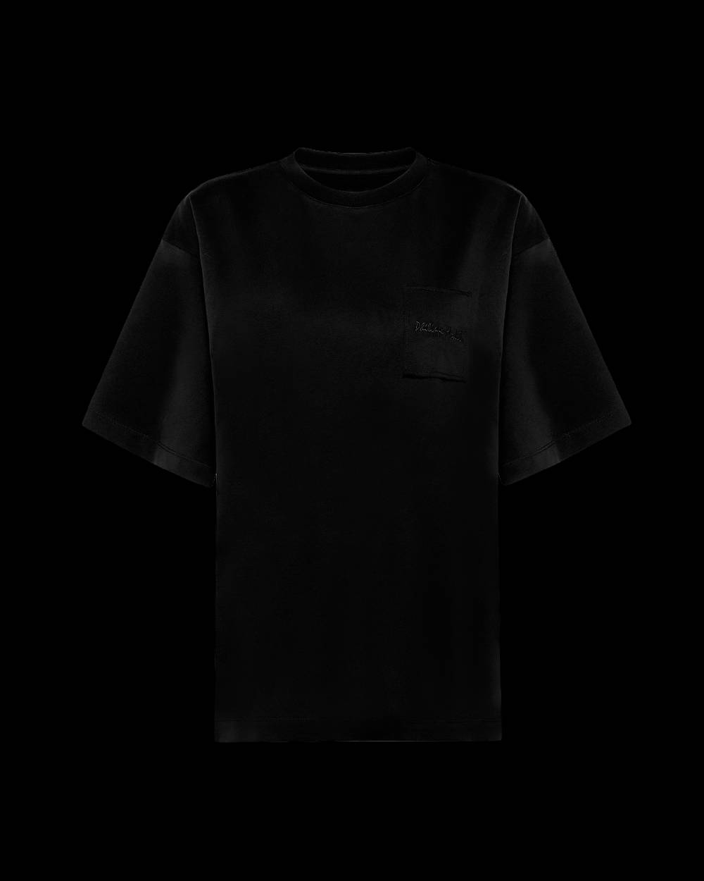 Philippe Model T-Shirt Monique da Donna Nera in Jersey Negozio