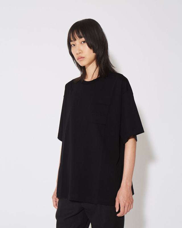 Philippe Model T-Shirt Monique da Donna Nera in Jersey Negozio