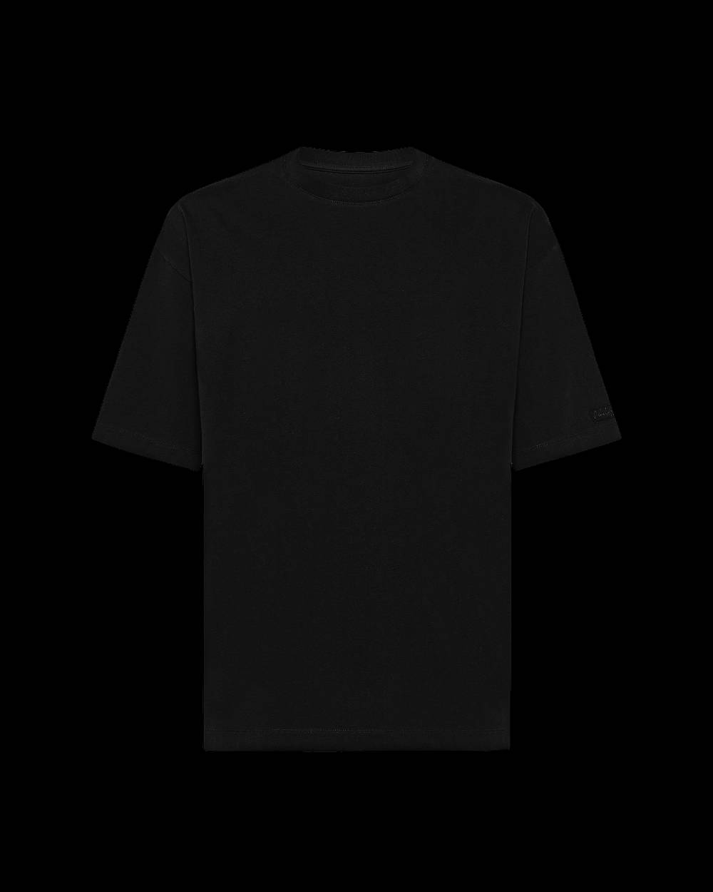 Philippe Model T-Shirt Maurice da Uomo Nera in Jersey Italia