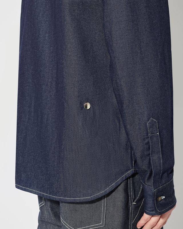 Philippe Model Denim Overshirt David da Uomo Blu in Denim 2025