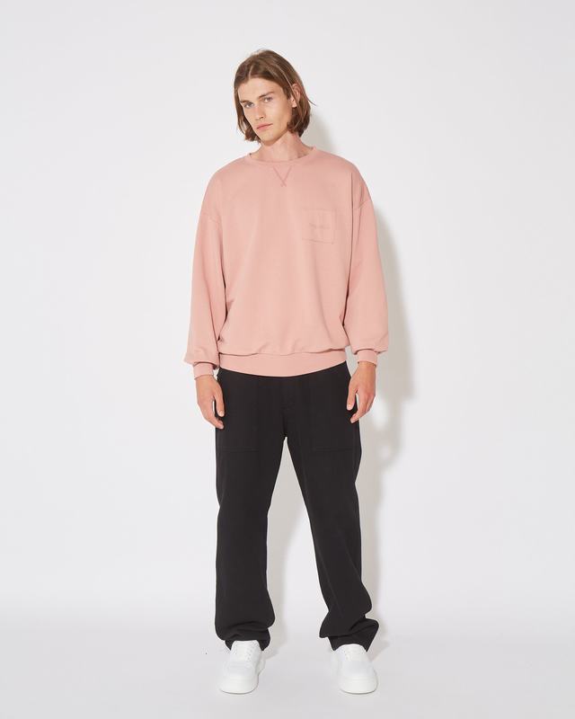 Philippe Model Felpa girocollo BASTIEN da Uomo Rosa in Jersey Promozione