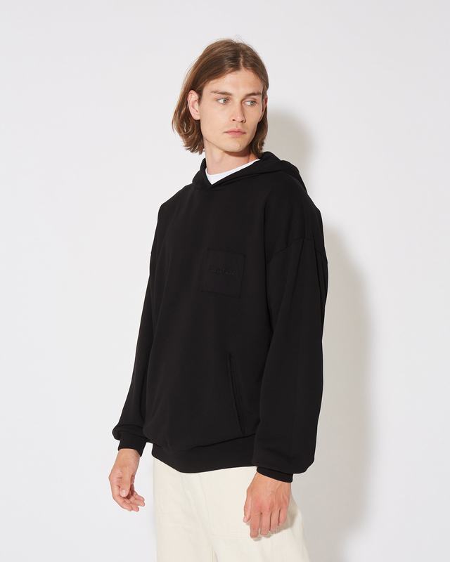 Philippe Model Felpa con cappuccio JEROME da Uomo Nera in Jersey Spedizione Gratuita