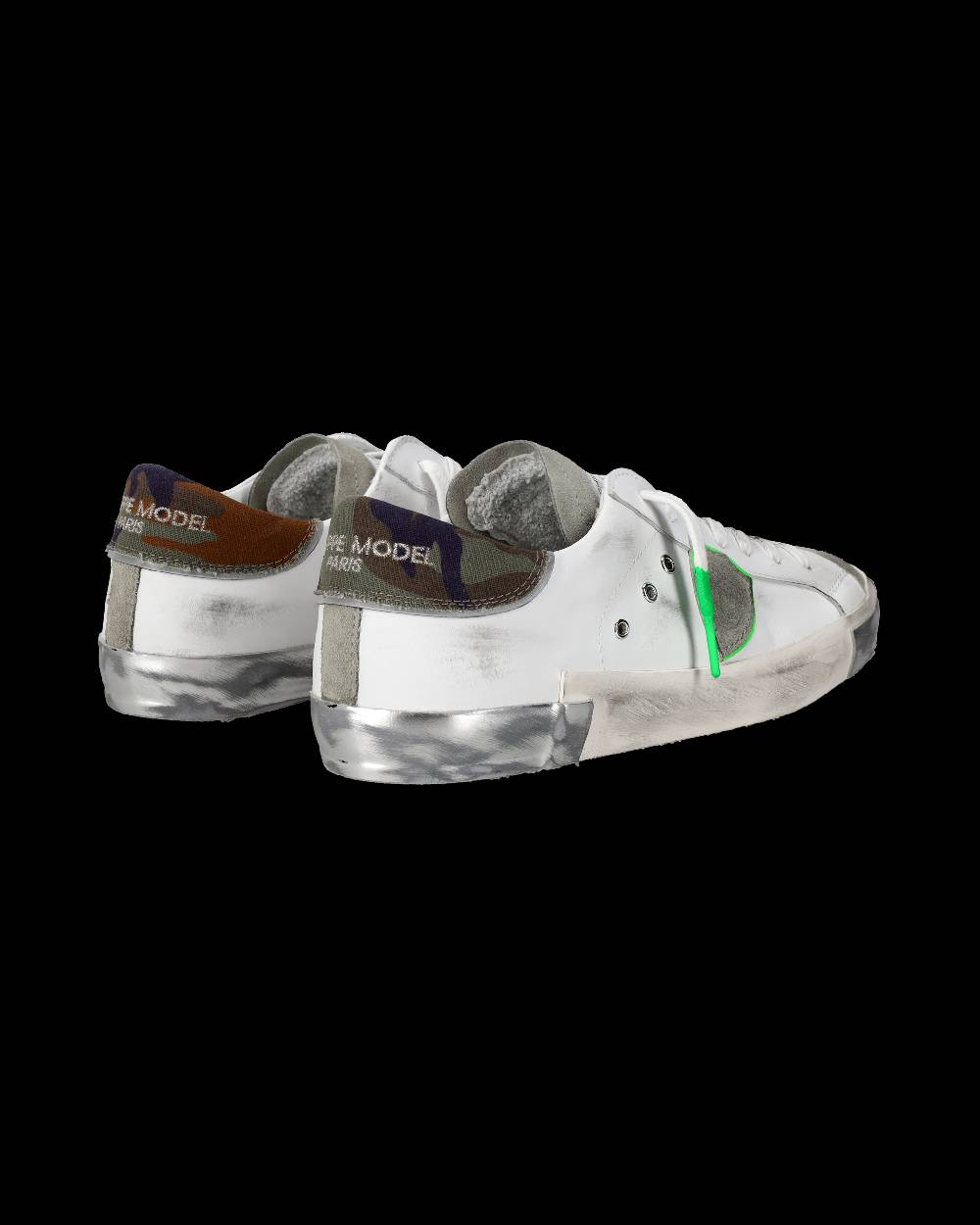 Philippe Model Sneaker basse Prsx uomo - bianco e verde Qualità Garantita