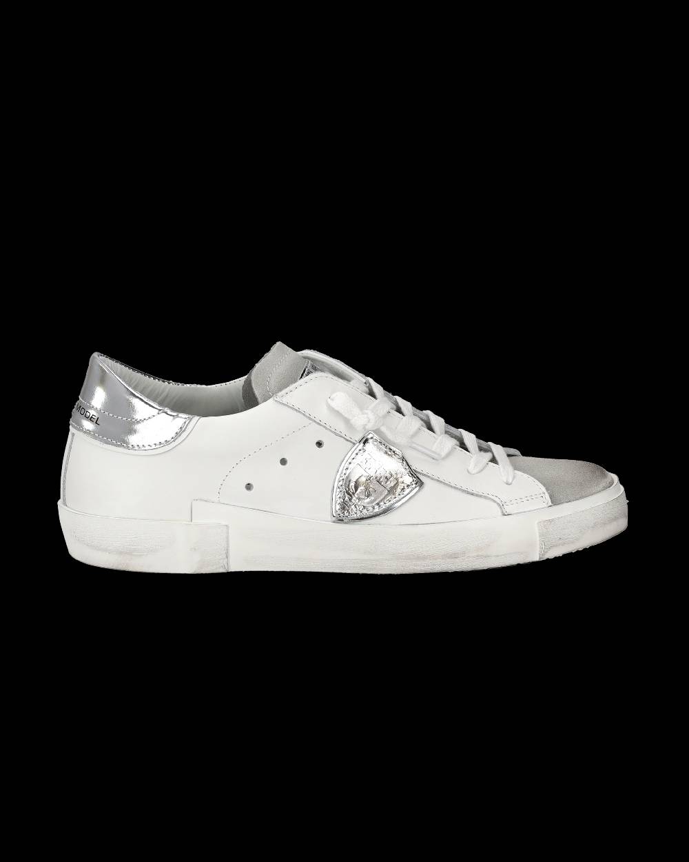 Philippe Model Sneaker bassa Prsx donna - bianco e argento Promozione Limitata
