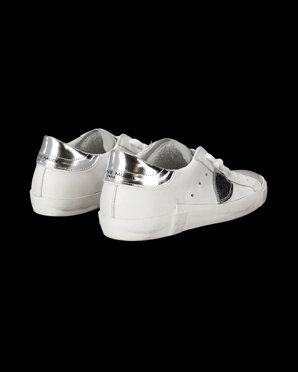 Philippe Model Sneaker bassa Prsx donna - bianco e argento Promozione Limitata