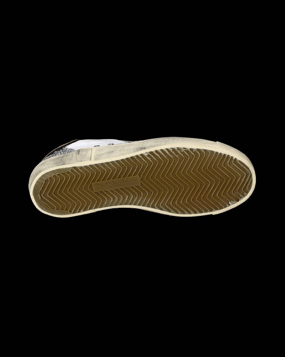 Philippe Model Sneakers Prsx da Donna Bianche e Argento in Pelle Convenienza