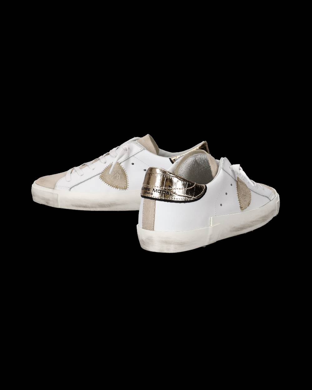 Philippe Model Sneaker bassa Prsx donna - bianco e oro Outlet