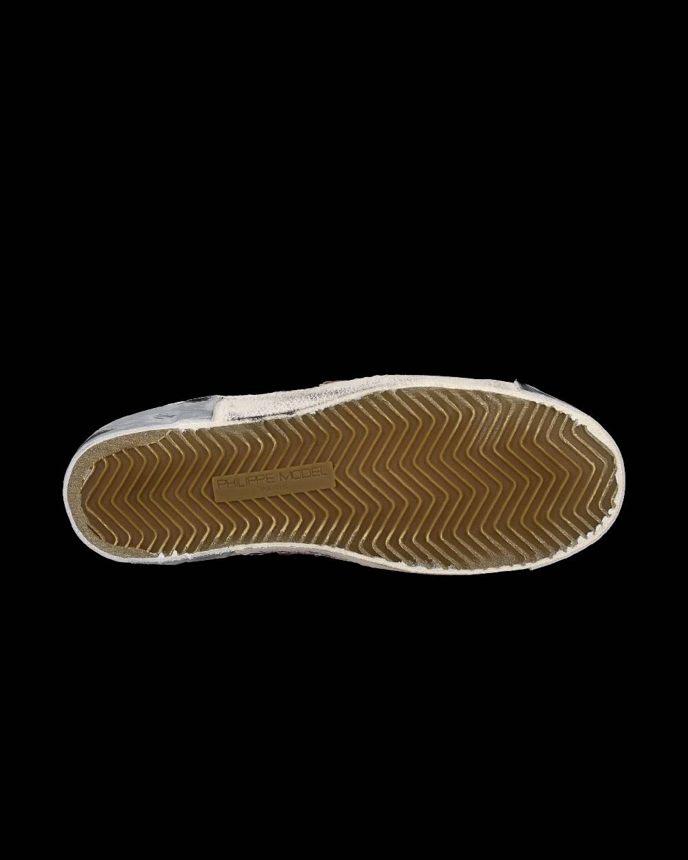 Philippe Model Sneaker bassa PRSX donna - bianco e argento Vendita Calda