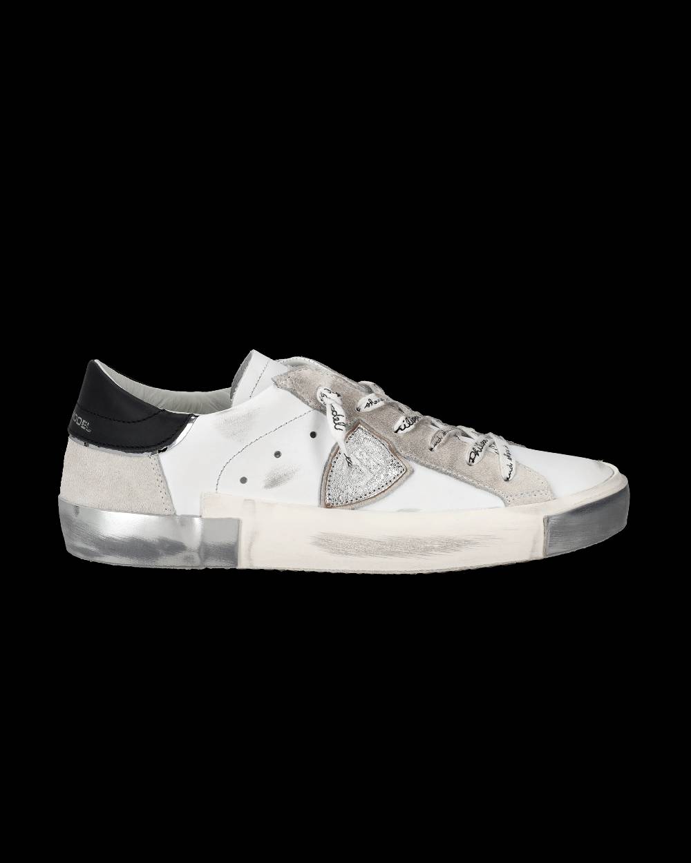 Philippe Model Sneaker bassa Prsx donna - bianco e argento Vendite Flash