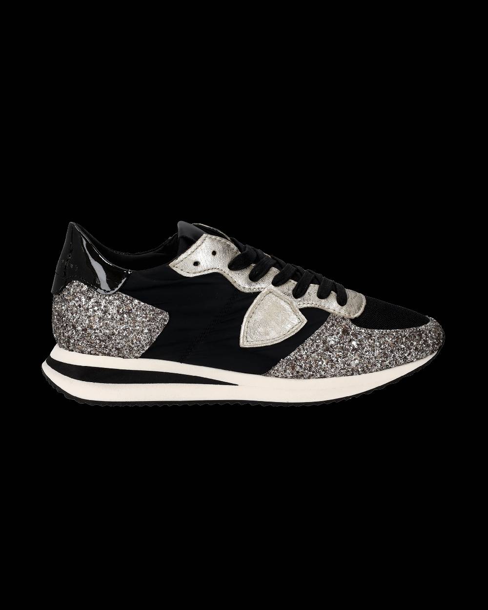 Philippe Model Sneaker bassa Trpx donna - nero e platinato Negozio