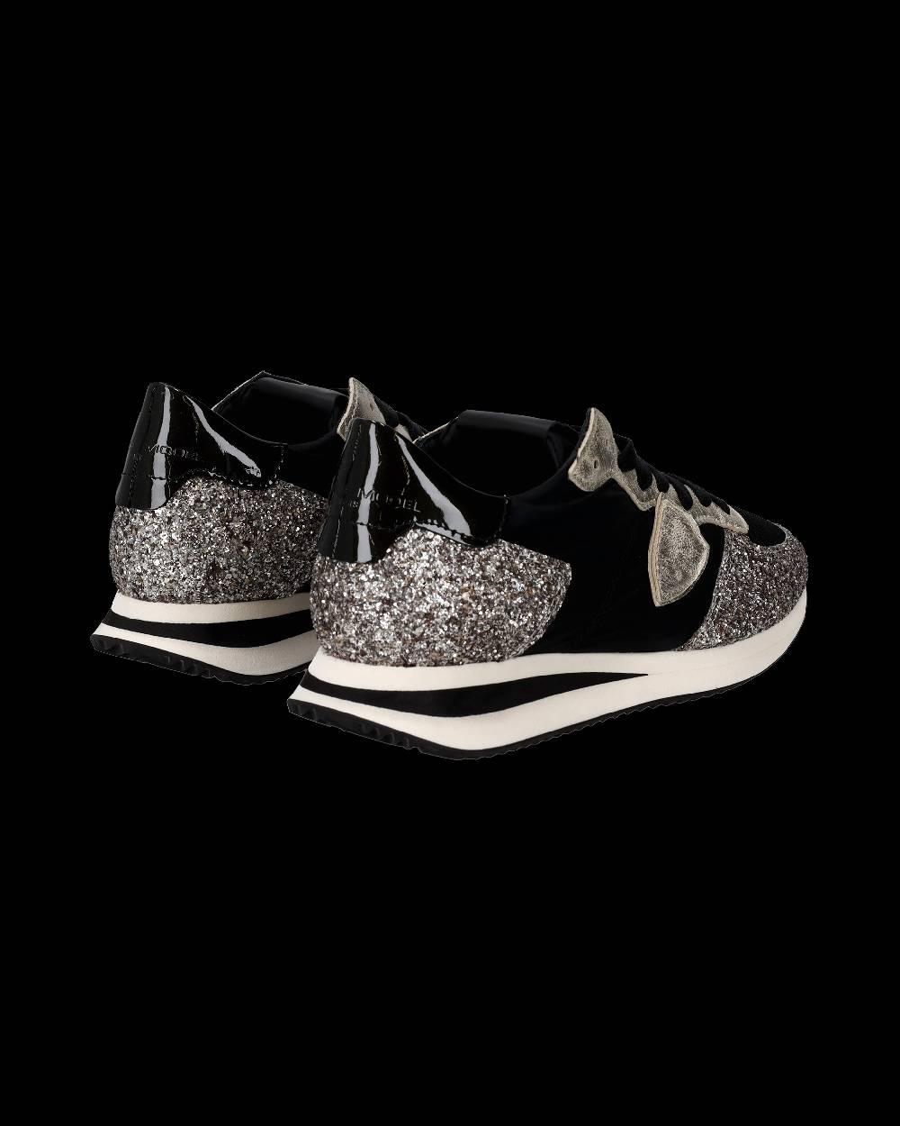 Philippe Model Sneaker bassa Trpx donna - nero e platinato Negozio