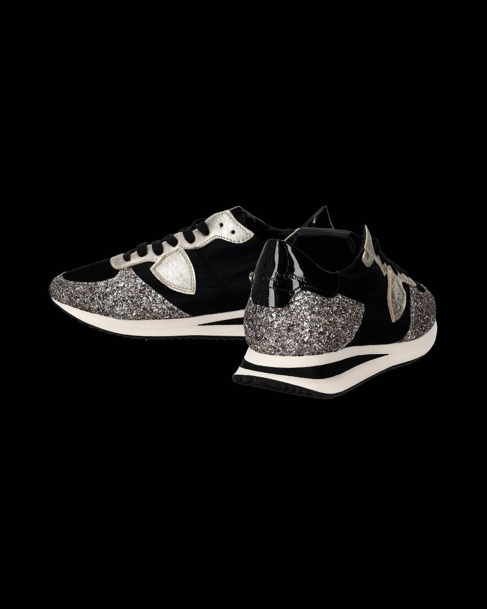 Philippe Model Sneaker bassa Trpx donna - nero e platinato Negozio