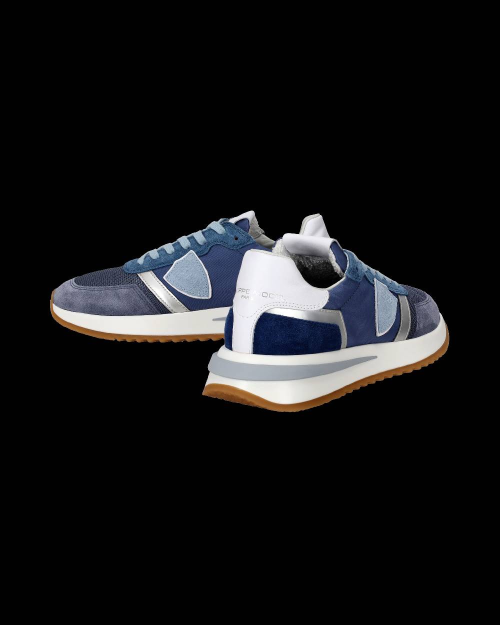 Philippe Model Sneakers Tropez 2.1 da Donna Blu in Tessuto Tecnico Italy