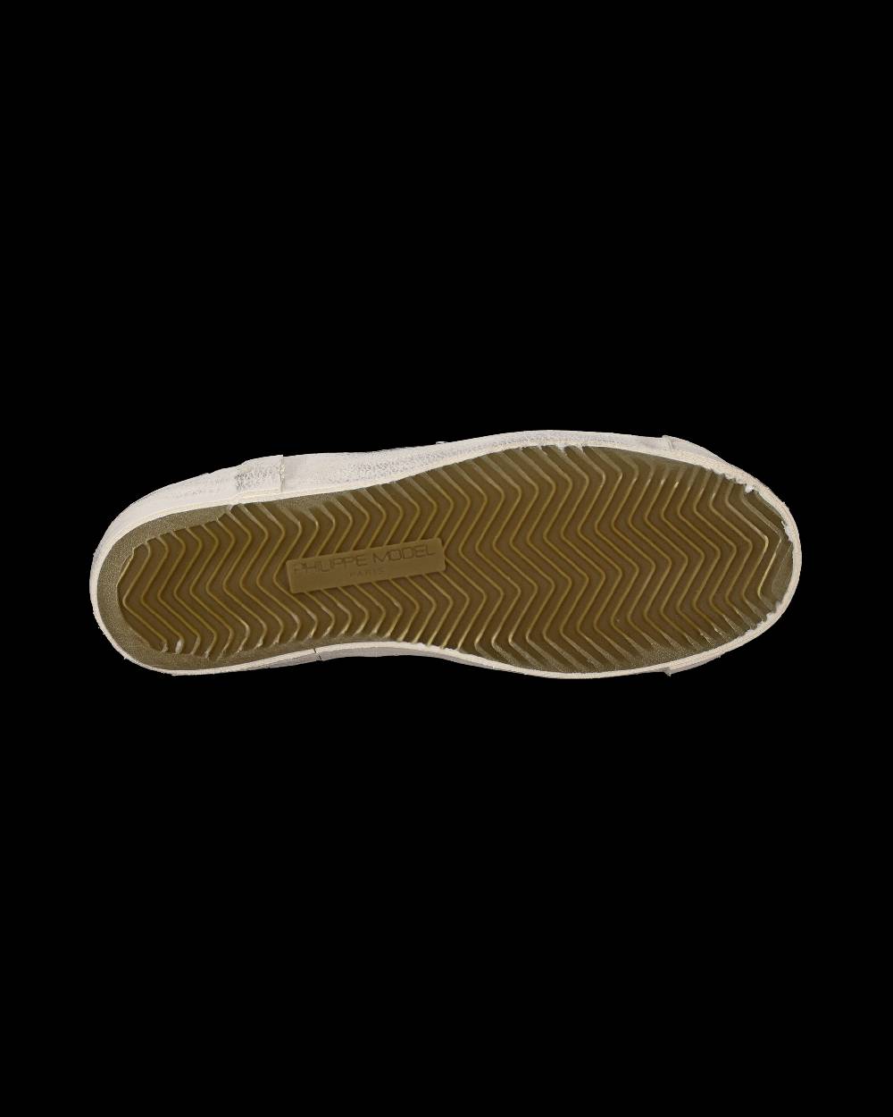 Philippe Model Sneakers Prsx da Donna Bianche e Grigie in Pelle In Linea