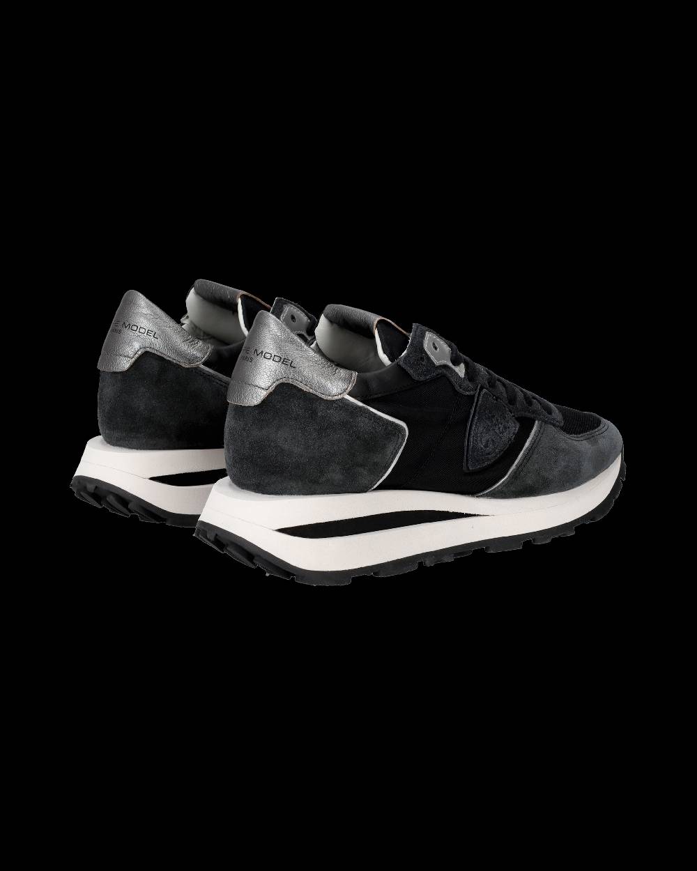 Philippe Model Sneaker basse Tropez Haute donna - nero Vendita