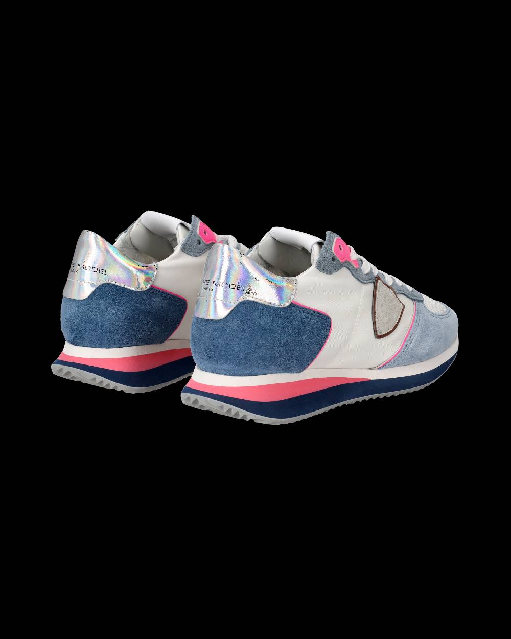 Philippe Model Sneaker basse Trpx donna - bianco e azzurro Pezzi Unici