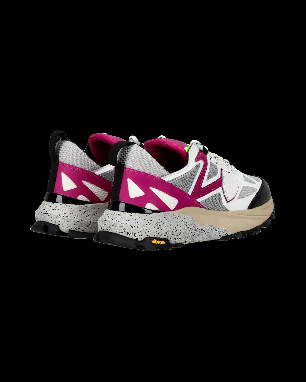Philippe Model Sneaker basse Rocx donna - bianco e ciclamino Soddisfazione Garantita