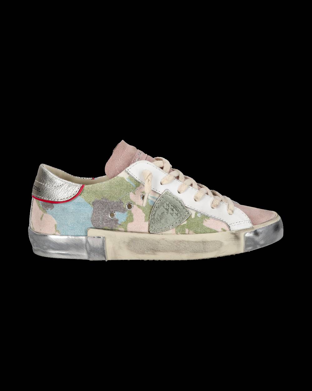 Philippe Model Sneaker bassa PRSX donna - verde e oro Acquista Ora