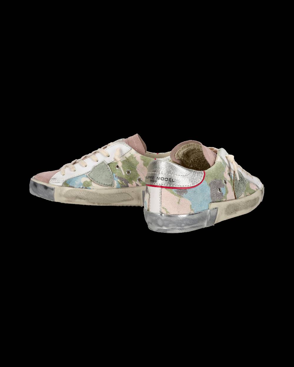 Philippe Model Sneaker bassa PRSX donna - verde e oro Acquista Ora