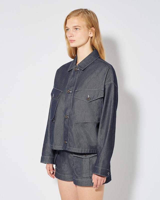 Philippe Model Giacca in denim Giselle da Donna Blu in Denim Affare Del Giorno