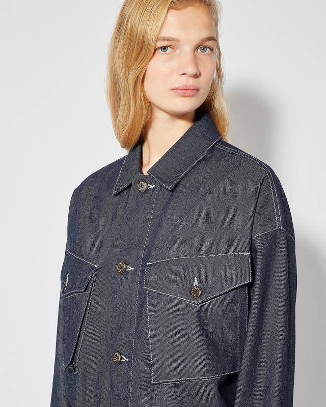 Philippe Model Giacca in denim Giselle da Donna Blu in Denim Affare Del Giorno
