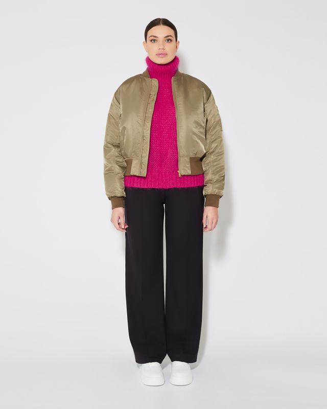 Philippe Model Dolcevita Romaine da Donna Viola in Lana Mohair Sconto