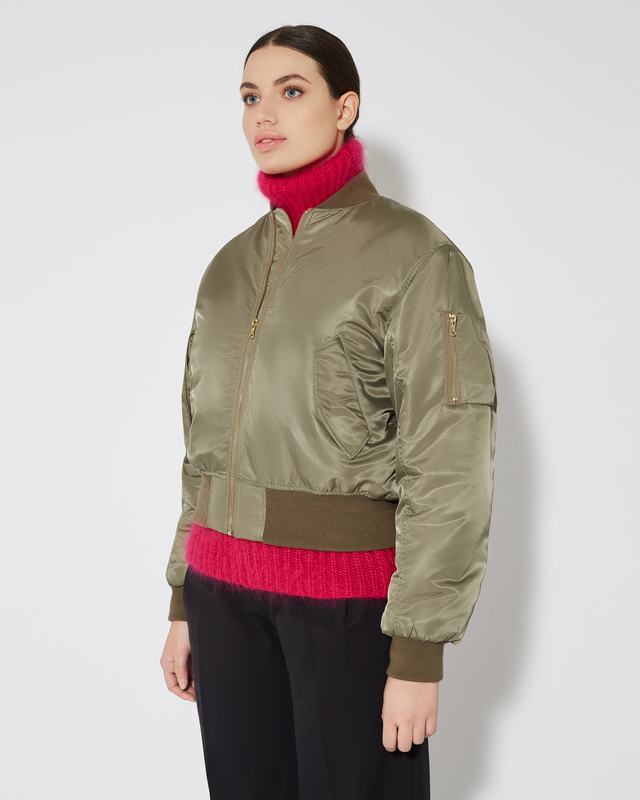 Philippe Model Giacca bomber Giulliet da Donna Verde in Jersey Online