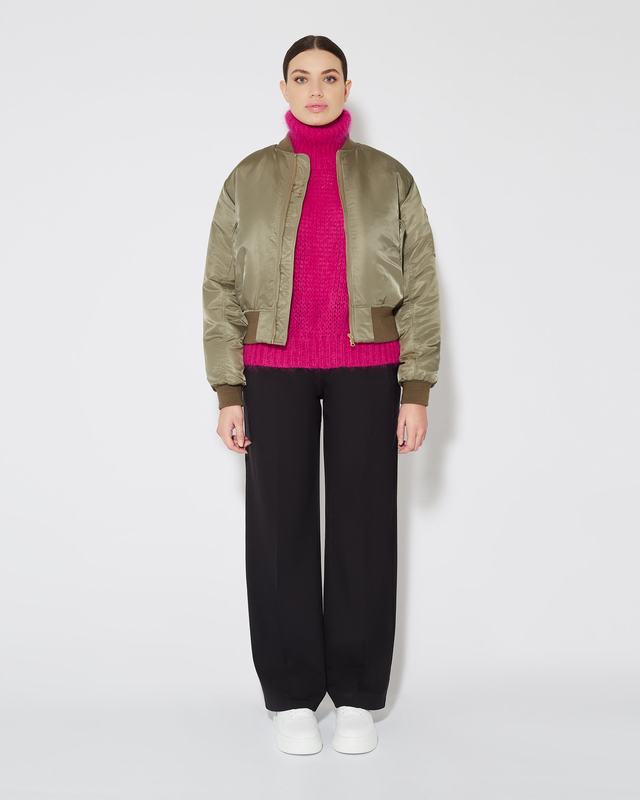 Philippe Model Giacca bomber Giulliet da Donna Verde in Jersey Online